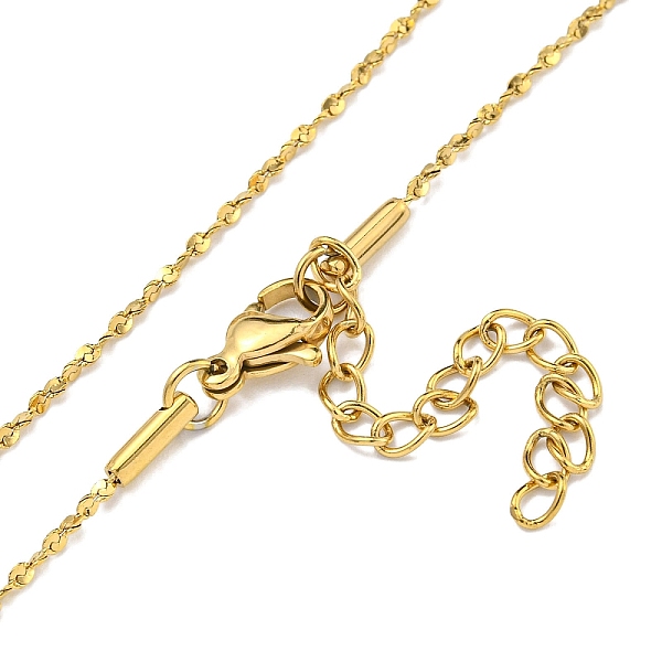 PandaHall 304 Stainless Steel Serpentine Chain Necklaces, Real 18K Gold Plated, 17.60x0.05 inch(44.7x0.13cm) 304 Stainless Steel
PandaHall 304 Stainless Steel Serpentine Chain Necklaces, Real 18K Gold Plated, 17.60x0.05 inch(44.7x0.13cm) 304 Stainless Steel