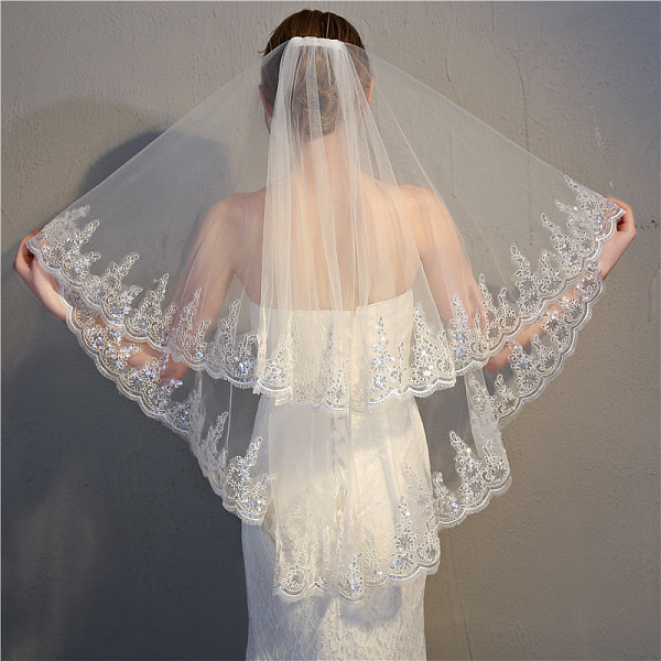 PandaHall Double Layer Flower Pattern Mesh Bridal Veil with Combs, for Women Wedding Party Decorations, White, 1500x900mm Cloth Flower White
PandaHall Double Layer Flower Pattern Mesh Bridal Veil with Combs, for Women Wedding Party Decorations, White, 1500x900mm Cloth Flower White