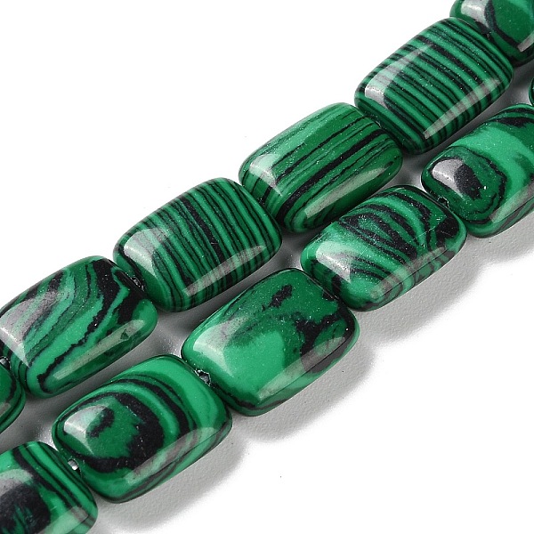 PandaHall Synthetic Malachite Beads Strands, Rectangle, 14~15x10~11x5~5.5mm, Hole: 1~1.2mm, about 28pcs/strand, 16.02 inch(40.7cm) Malachite...
PandaHall Synthetic Malachite Beads Strands, Rectangle, 14~15x10~11x5~5.5mm, Hole: 1~1.2mm, about 28pcs/strand, 16.02 inch(40.7cm) Malachite...