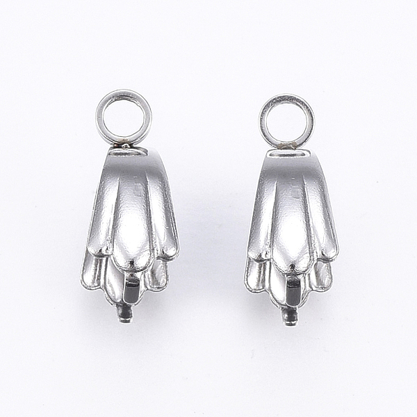 PandaHall 201 Stainless Steel Pendant Pinch Bails, Stainless Steel Color, 14x12x5.5mm, Hole: 2.5mm 201 Stainless Steel
PandaHall 201 Stainless Steel Pendant Pinch Bails, Stainless Steel Color, 14x12x5.5mm, Hole: 2.5mm 201 Stainless Steel