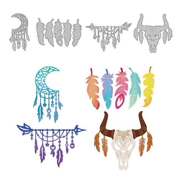 PandaHall 4Pcs 4 Styles Boho Style Carbon Steel Cutting Dies Stencils, for DIY Scrapbooking, Photo Album, Decorative Embossing Paper Card...
PandaHall 4Pcs 4 Styles Boho Style Carbon Steel Cutting Dies Stencils, for DIY Scrapbooking, Photo Album, Decorative Embossing Paper Card...