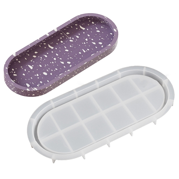 PandaHall DIY Oval Storage Tray Silicone Molds, Resin Casting Molds, For UV Resin, Epoxy Resin Craft Making, White, 249x122x15mm Silicone...
PandaHall DIY Oval Storage Tray Silicone Molds, Resin Casting Molds, For UV Resin, Epoxy Resin Craft Making, White, 249x122x15mm Silicone...