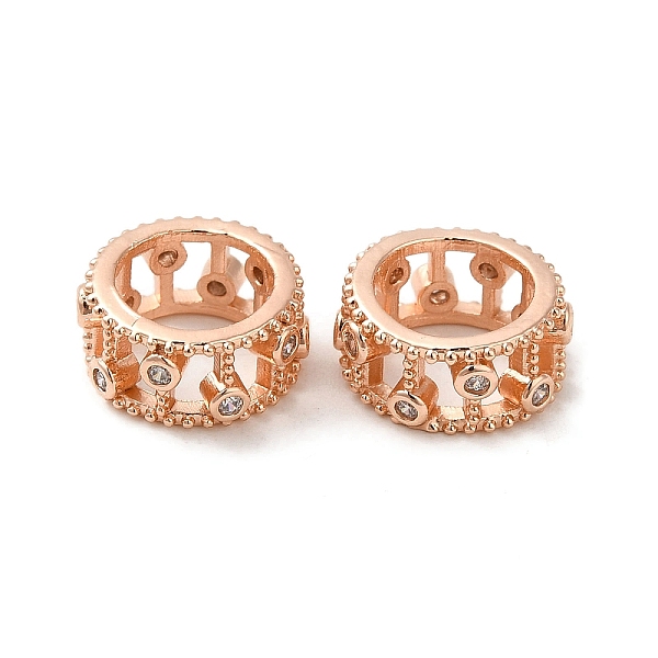PandaHall Rack Plating Brass Cubic Zirconia Beads, Long-Lasting Plated, Lead Free & Cadmium Free, Hollow Column, Real Rose Gold Plated..., Clear
PandaHall Rack Plating Brass Cubic Zirconia Beads, Long-Lasting Plated, Lead Free & Cadmium Free, Hollow Column, Real Rose Gold Plated..., Clear
