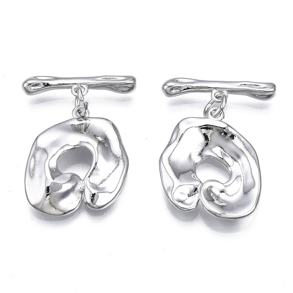 PandaHall Brass Toggle Clasps, Nickel Free, Platinum, Pendant: 18.5x16x3mm, Bar: 18.5x4x3mm, Hole: 1.5mm~1.8mm Brass Others
PandaHall Brass Toggle Clasps, Nickel Free, Platinum, Pendant: 18.5x16x3mm, Bar: 18.5x4x3mm, Hole: 1.5mm~1.8mm Brass Others