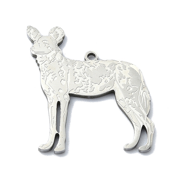 PandaHall 201 Stainless Steel Pendants, Laser Cut, Dog Charm, Stainless Steel Color, 26x26x1mm, Hole: 1.4mm 201 Stainless Steel Dog
PandaHall 201 Stainless Steel Pendants, Laser Cut, Dog Charm, Stainless Steel Color, 26x26x1mm, Hole: 1.4mm 201 Stainless Steel Dog