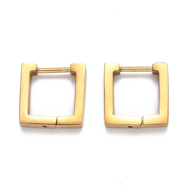 PandaHall 304 Stainless Steel Square Huggie Hoop Earrings, Golden, 12x12x3mm, Pin: 1mm 304 Stainless Steel Square
PandaHall 304 Stainless Steel Square Huggie Hoop Earrings, Golden, 12x12x3mm, Pin: 1mm 304 Stainless Steel Square