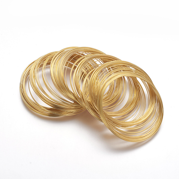 PandaHall Steel Memory Wire, Bracelets Making, Nickel Free, Golden, 5.5CM, Wire: 0.6mm, about 2200 circles/1000g Steel Round
PandaHall Steel Memory Wire, Bracelets Making, Nickel Free, Golden, 5.5CM, Wire: 0.6mm, about 2200 circles/1000g Steel Round