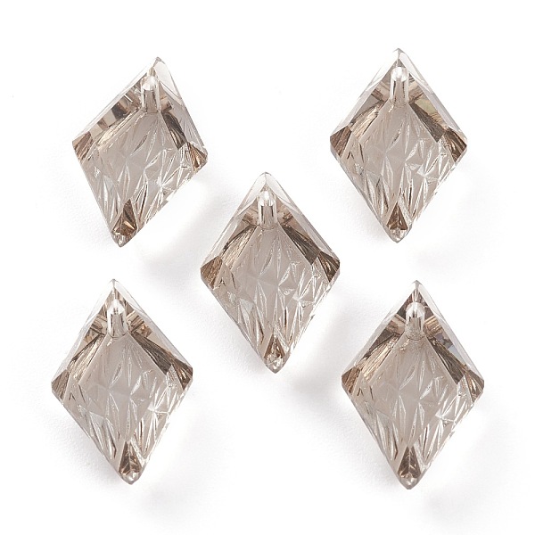 PandaHall Embossed Glass Rhinestone Pendants, Rhombus, Faceted, Satin, 19x12x6mm, Hole: 1.5mm Glass Rhombus Silver
PandaHall Embossed Glass Rhinestone Pendants, Rhombus, Faceted, Satin, 19x12x6mm, Hole: 1.5mm Glass Rhombus Silver