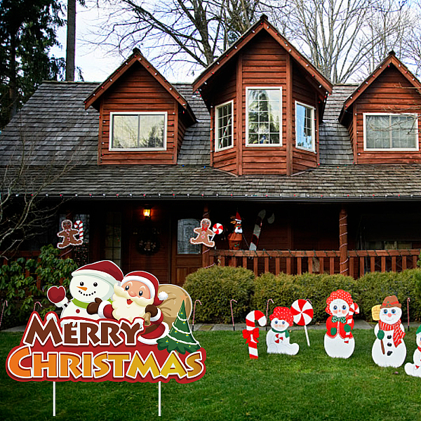 PandaHall Plastic Yard Signs Display Decorations, for Outdoor Garden Decoration, Christmas Themed Pattern, Colorful, 220x360x4mm Plastic...
PandaHall Plastic Yard Signs Display Decorations, for Outdoor Garden Decoration, Christmas Themed Pattern, Colorful, 220x360x4mm Plastic...