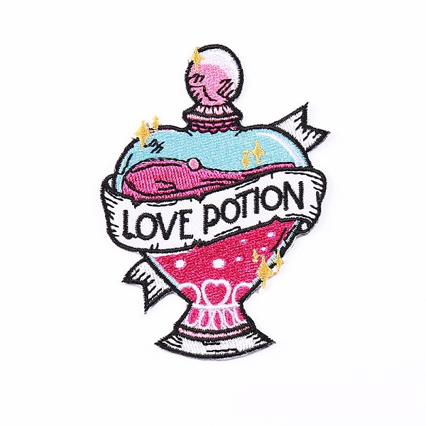 PandaHall Perfume Bottle with Word Love Potion Appliques, Embroidery Iron on Cloth Patches, Sewing Craft Decoration, Cerise, 59x81mm Fibre..., Red
PandaHall Perfume Bottle with Word Love Potion Appliques, Embroidery Iron on Cloth Patches, Sewing Craft Decoration, Cerise, 59x81mm Fibre..., Red