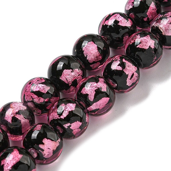 PandaHall Handmade Silver/Gold Foil Lampwork Beads Strands, Round, Pearl Pink, 10.5~11x10mm, Hole: 1.5~1.6mm, about 50pcs/strand, 19.53 inch...
PandaHall Handmade Silver/Gold Foil Lampwork Beads Strands, Round, Pearl Pink, 10.5~11x10mm, Hole: 1.5~1.6mm, about 50pcs/strand, 19.53 inch...