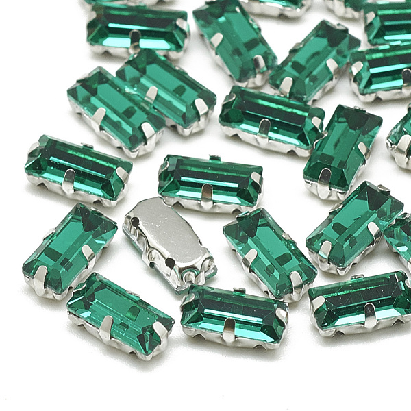 PandaHall Sew on Rhinestone, Multi-strand Links, Glass Rhinestone, with Brass Prong Settings, Garments Accessories, Faceted, Rectangle..., Green
PandaHall Sew on Rhinestone, Multi-strand Links, Glass Rhinestone, with Brass Prong Settings, Garments Accessories, Faceted, Rectangle..., Green