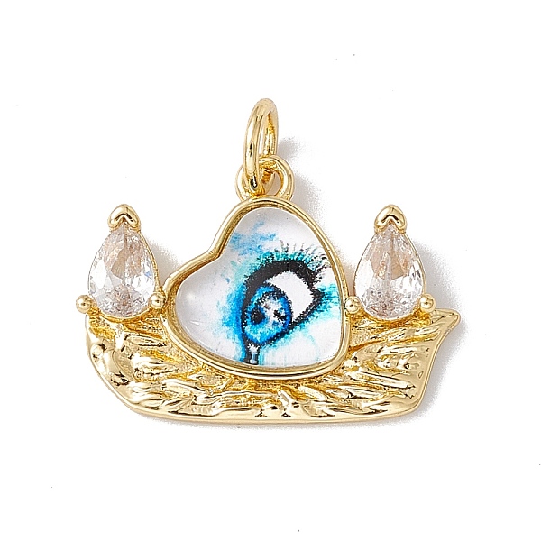 PandaHall Brass Micro Pave Clear Cubic Zirconia Pendants, with Eye Resin and Jump Rings, Lead Free & Cadmium Free, Boat with Heart Charm..., White
PandaHall Brass Micro Pave Clear Cubic Zirconia Pendants, with Eye Resin and Jump Rings, Lead Free & Cadmium Free, Boat with Heart Charm..., White