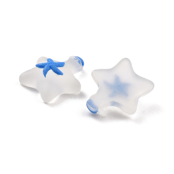 PandaHall Translucent Resin Cabochons, Ocean Theme, Star Bottle with Starfish, WhiteSmoke, 25.5x23x8mm Resin Star White
PandaHall Translucent Resin Cabochons, Ocean Theme, Star Bottle with Starfish, WhiteSmoke, 25.5x23x8mm Resin Star White