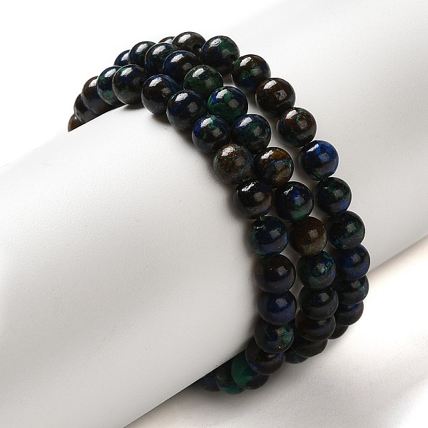 PandaHall Natural Azurite Beads Strands, Round, 4~4.5mm, Hole: 0.8mm, about 93pcs/strand, 15.94''(40.5cm) Azurite Round
PandaHall Natural Azurite Beads Strands, Round, 4~4.5mm, Hole: 0.8mm, about 93pcs/strand, 15.94''(40.5cm) Azurite Round