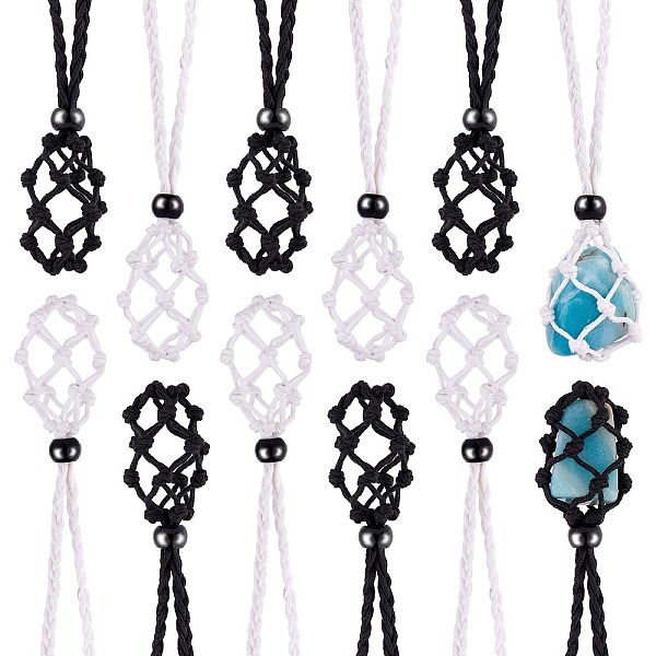 PandaHall Braided Waxed Cotton Thread Cords Macrame Pouch Necklace Making, Adjustable Glass Beads Interchangeable Stone Necklace, Mixed..., Multicolor
PandaHall Braided Waxed Cotton Thread Cords Macrame Pouch Necklace Making, Adjustable Glass Beads Interchangeable Stone Necklace, Mixed..., Multicolor