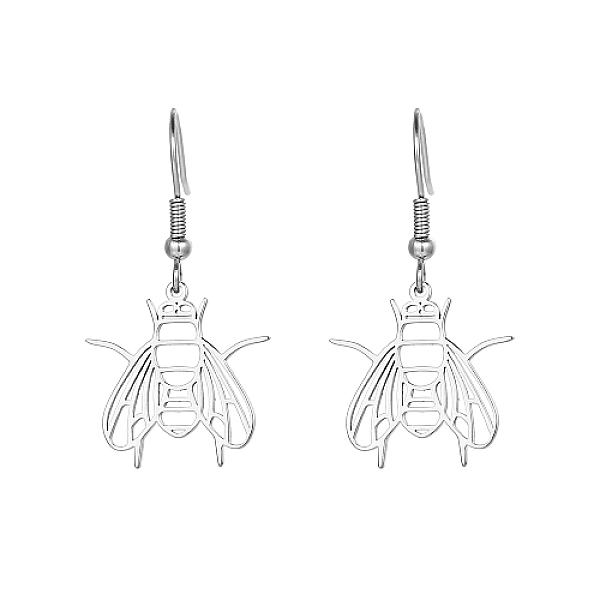 PandaHall 304 Stainless Steel Dangle Earrings, Hollow Insect, Stainless Steel Color, No Size 304 Stainless Steel Insects
PandaHall 304 Stainless Steel Dangle Earrings, Hollow Insect, Stainless Steel Color, No Size 304 Stainless Steel Insects
