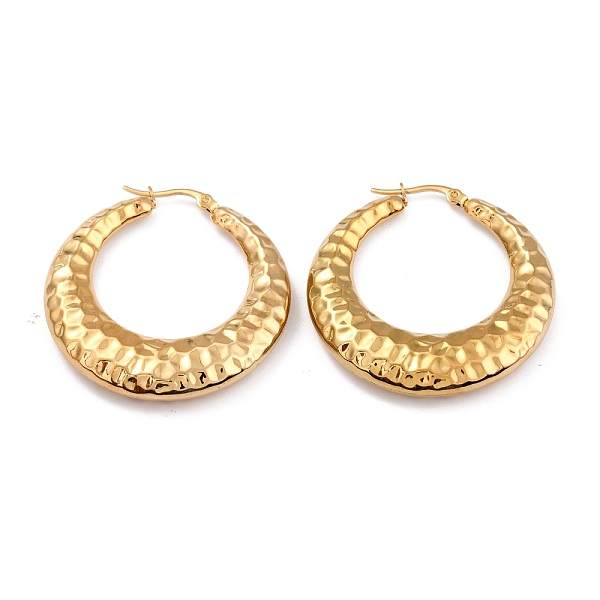PandaHall Ion Plating(IP) 304 Stainless Steel Hoop Earrings, Hypoallergenic Earrings, Textured, Double Horn/Crescent Moon, Real 24K Gold...
PandaHall Ion Plating(IP) 304 Stainless Steel Hoop Earrings, Hypoallergenic Earrings, Textured, Double Horn/Crescent Moon, Real 24K Gold...
