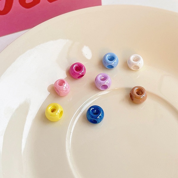PandaHall Opaque Acrylic Bead, Rondelle, Mixed Color, 58x80mm, Hole: 3.5mm Acrylic Rondelle Multicolor
PandaHall Opaque Acrylic Bead, Rondelle, Mixed Color, 58x80mm, Hole: 3.5mm Acrylic Rondelle Multicolor