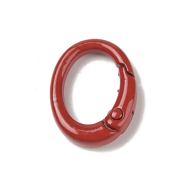 PandaHall Spray Painted Alloy Spring Gate Rings, Oval, Red, 19.5x15x4.5mm Alloy Red
PandaHall Spray Painted Alloy Spring Gate Rings, Oval, Red, 19.5x15x4.5mm Alloy Red