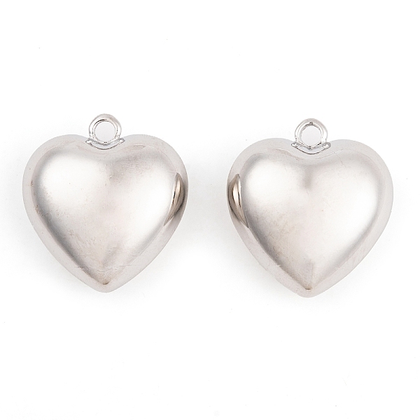 PandaHall Ion Plating(IP) Brass Pendants, Heart Charms, Platinum, 28x26x13.5mm, Hole: 3mm Brass Heart
PandaHall Ion Plating(IP) Brass Pendants, Heart Charms, Platinum, 28x26x13.5mm, Hole: 3mm Brass Heart