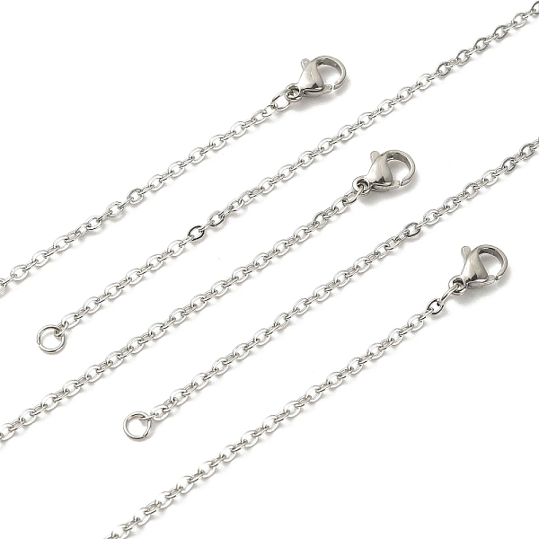 PandaHall 10Pcs 304 Stainless Steel Cable Chain Necklaces Set for Men Women, Stainless Steel Color, 17.7 inch(45cm) 304 Stainless Steel
PandaHall 10Pcs 304 Stainless Steel Cable Chain Necklaces Set for Men Women, Stainless Steel Color, 17.7 inch(45cm) 304 Stainless Steel