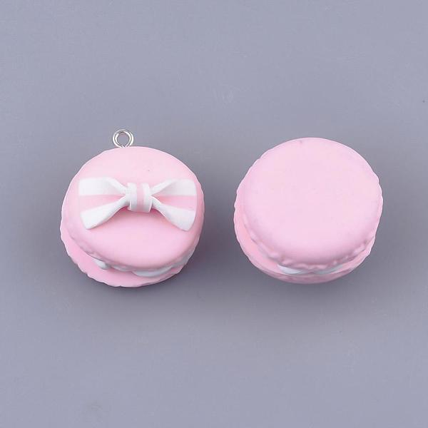 PandaHall Handmade Polymer Clay Pendants, Macarons with Bowknot, Pink, 28~30x25~26x16~21mm, Hole: 2mm Polymer Clay Food Pink
PandaHall Handmade Polymer Clay Pendants, Macarons with Bowknot, Pink, 28~30x25~26x16~21mm, Hole: 2mm Polymer Clay Food Pink