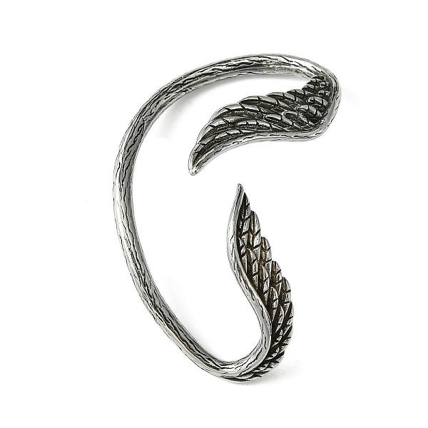 PandaHall 316 Surgical Stainless Steel Cuff Earrings, Wing, Left, Antique Silver, 55x34mm 316 Surgical Stainless Steel Wing
PandaHall 316 Surgical Stainless Steel Cuff Earrings, Wing, Left, Antique Silver, 55x34mm 316 Surgical Stainless Steel Wing