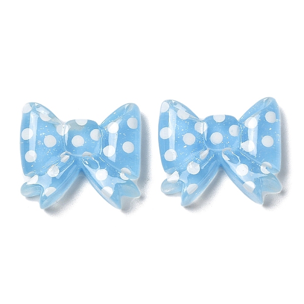 PandaHall Translucent Resin Cabochons, Polka Dot Bowknot, Blue, 16.5x18.5x5mm Resin Bowknot Blue
PandaHall Translucent Resin Cabochons, Polka Dot Bowknot, Blue, 16.5x18.5x5mm Resin Bowknot Blue