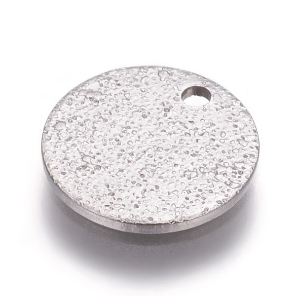 PandaHall 304 Stainless Steel Textured Pendants, Flat Round, Stainless Steel Color, 10x1mm, Hole: 1.2mm 304 Stainless Steel Flat Round
PandaHall 304 Stainless Steel Textured Pendants, Flat Round, Stainless Steel Color, 10x1mm, Hole: 1.2mm 304 Stainless Steel Flat Round