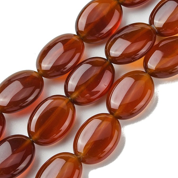 PandaHall Natural Carnelian(Dyed & Heated) Beads Strands, Flat Oval, 14x10~10.5x6~6.5mm, Hole: 1mm, about 29pcs/strand, 15.94''(40.5cm)...
PandaHall Natural Carnelian(Dyed & Heated) Beads Strands, Flat Oval, 14x10~10.5x6~6.5mm, Hole: 1mm, about 29pcs/strand, 15.94''(40.5cm)...