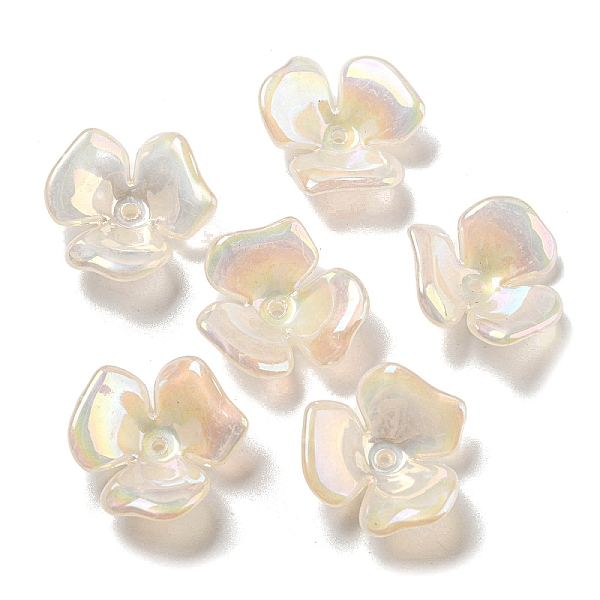 PandaHall AB Color Plated Acrylic Beads, Flower, WhiteSmoke, 23x21.5x8.5mm, Hole: 1.6mm Acrylic Flower White
PandaHall AB Color Plated Acrylic Beads, Flower, WhiteSmoke, 23x21.5x8.5mm, Hole: 1.6mm Acrylic Flower White