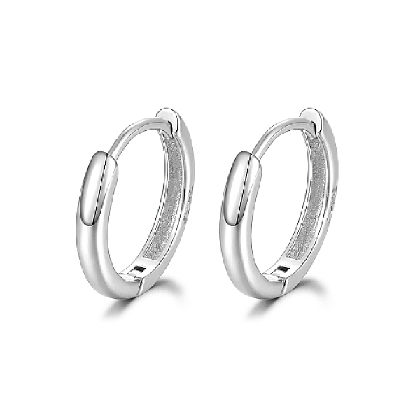 PandaHall Rhodium Plated 925 Sterling Silver Huggie Hoop Earrings, Round Ring, with S925 Stamp, for Women, Platinum, 14mm Sterling Silver...
PandaHall Rhodium Plated 925 Sterling Silver Huggie Hoop Earrings, Round Ring, with S925 Stamp, for Women, Platinum, 14mm Sterling Silver...