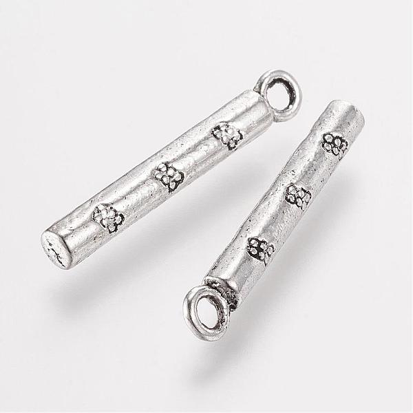 PandaHall Tibetan Style Alloy Pendants, Column, Antique Silver, 24x3mm, Hole: 2mm Alloy Column
PandaHall Tibetan Style Alloy Pendants, Column, Antique Silver, 24x3mm, Hole: 2mm Alloy Column