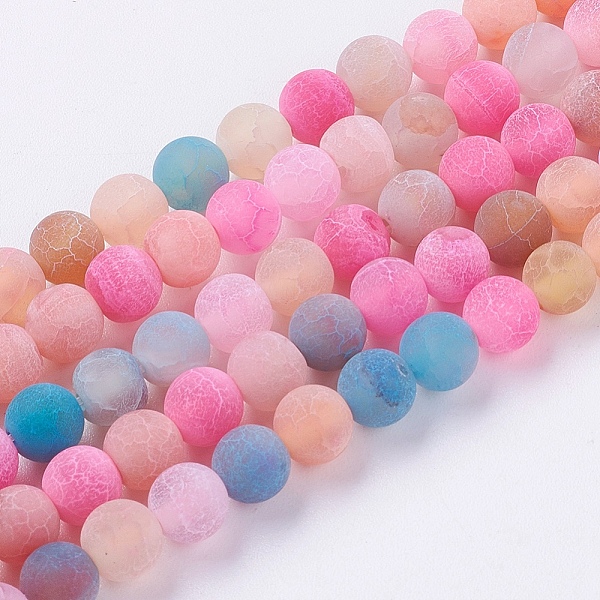 PandaHall Natural Weathered Agate Beads Strands, Dyed, Frosted, Round, Mixed Color, 6mm, Hole: 1mm, about 64pcs/strand, 13.6 inch Weathered..., Multicolor
PandaHall Natural Weathered Agate Beads Strands, Dyed, Frosted, Round, Mixed Color, 6mm, Hole: 1mm, about 64pcs/strand, 13.6 inch Weathered..., Multicolor