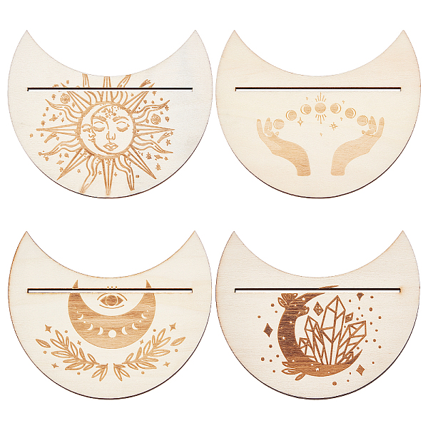 PandaHall GORGECRAFT 4Pcs Wooden Tarot Card Holder Wood Moon Shape Handmade Display Stands for Witch Divination Tools Majic Ceremonial Altar..., Orange
PandaHall GORGECRAFT 4Pcs Wooden Tarot Card Holder Wood Moon Shape Handmade Display Stands for Witch Divination Tools Majic Ceremonial Altar..., Orange