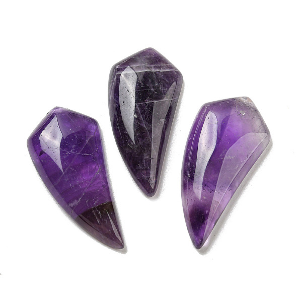 PandaHall Natural Amethyst Pendants, Horn Charms, 39~40x18~18.5x6.5~8mm, Hole: 1.2mm Amethyst Horn
PandaHall Natural Amethyst Pendants, Horn Charms, 39~40x18~18.5x6.5~8mm, Hole: 1.2mm Amethyst Horn