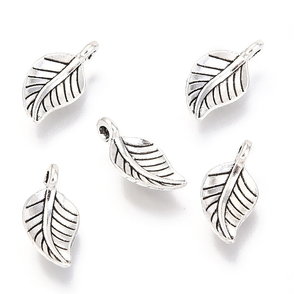 PandaHall Tibetan Style Alloy Pendants, Leaf, Lead Free & Cadmium Free, Antique Silver, 14x7x2.5mm, Hole: 1.5mm Alloy Leaf
PandaHall Tibetan Style Alloy Pendants, Leaf, Lead Free & Cadmium Free, Antique Silver, 14x7x2.5mm, Hole: 1.5mm Alloy Leaf