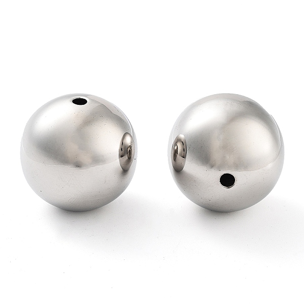 PandaHall 201 Stainless Steel Beads, Round, Stainless Steel Color, 25x24.5mm, Hole: 3mm 201 Stainless Steel Round
PandaHall 201 Stainless Steel Beads, Round, Stainless Steel Color, 25x24.5mm, Hole: 3mm 201 Stainless Steel Round