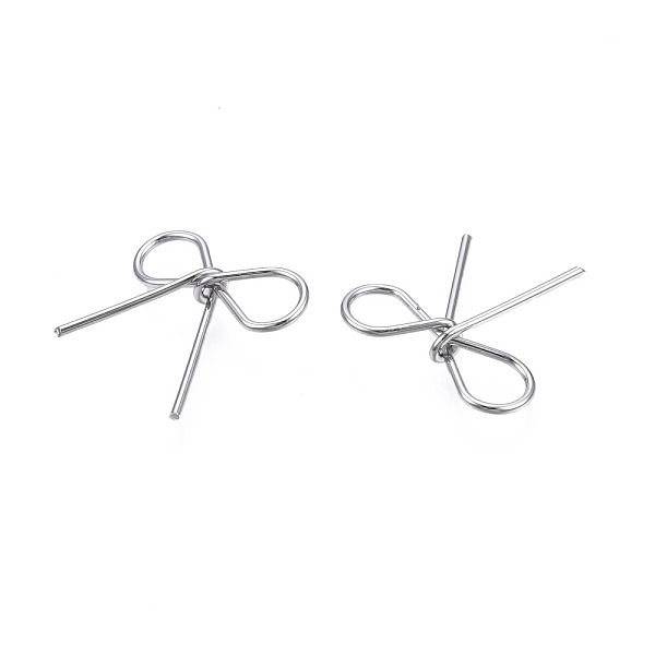 PandaHall Brass Connector Charms, Cadmium Free & Nickel Free & Lead Free, Bowknot, Platinum, 16x17x3.5mm, Hole: 5x6mm Brass Bowknot
PandaHall Brass Connector Charms, Cadmium Free & Nickel Free & Lead Free, Bowknot, Platinum, 16x17x3.5mm, Hole: 5x6mm Brass Bowknot