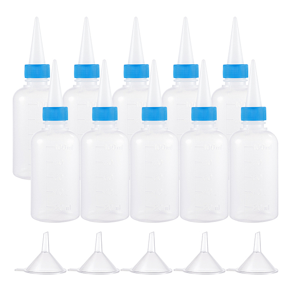 PandaHall Plastic Glue Bottles Sets, with Transparent Plastic Funnel Hopper, White, 45.5x145.5mm, Capacity: 100ml, 20pcs/set Plastic White
PandaHall Plastic Glue Bottles Sets, with Transparent Plastic Funnel Hopper, White, 45.5x145.5mm, Capacity: 100ml, 20pcs/set Plastic White