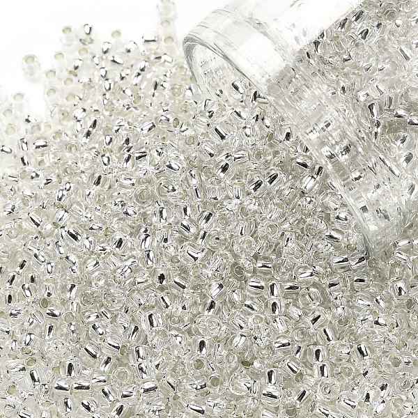 PandaHall TOHO Round Seed Beads, Japanese Seed Beads, (21) Silver-Lined Transparent Crystal Clear, 11/0, 2.2mm, Hole: 0.8mm, about...
PandaHall TOHO Round Seed Beads, Japanese Seed Beads, (21) Silver-Lined Transparent Crystal Clear, 11/0, 2.2mm, Hole: 0.8mm, about...