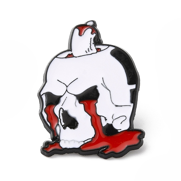 PandaHall Halloween Alloy Enamel Brooch for Backpack Clothing, Skull, White, 31x23x1.5mm Alloy+Enamel Skull White
PandaHall Halloween Alloy Enamel Brooch for Backpack Clothing, Skull, White, 31x23x1.5mm Alloy+Enamel Skull White