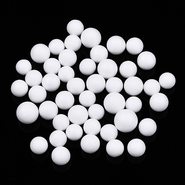 PandaHall Small Craft Foam Balls, Round, for DIY Wedding Holiday Crafts Making, White, 4.5~6.5mm Foam White
PandaHall Small Craft Foam Balls, Round, for DIY Wedding Holiday Crafts Making, White, 4.5~6.5mm Foam White