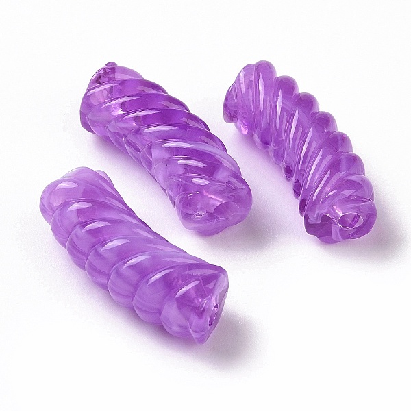 PandaHall Two Tone Opaque Acrylic Beads, Curved Tube, Blue Violet, 35x14x11.5mm, Hole: 3.2mm, about 152pcs/500g Acrylic Tube
PandaHall Two Tone Opaque Acrylic Beads, Curved Tube, Blue Violet, 35x14x11.5mm, Hole: 3.2mm, about 152pcs/500g Acrylic Tube