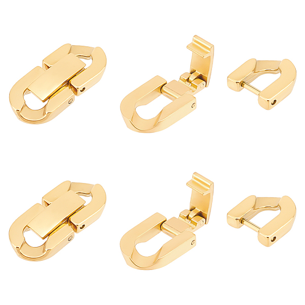 PandaHall UNICRAFTALE 4 Sets Stainless Steel Fold Over Clasps Oval Jewelry Extender Foldover Extension Clasp Set Golden Extension Clasp 19mm...
PandaHall UNICRAFTALE 4 Sets Stainless Steel Fold Over Clasps Oval Jewelry Extender Foldover Extension Clasp Set Golden Extension Clasp 19mm...