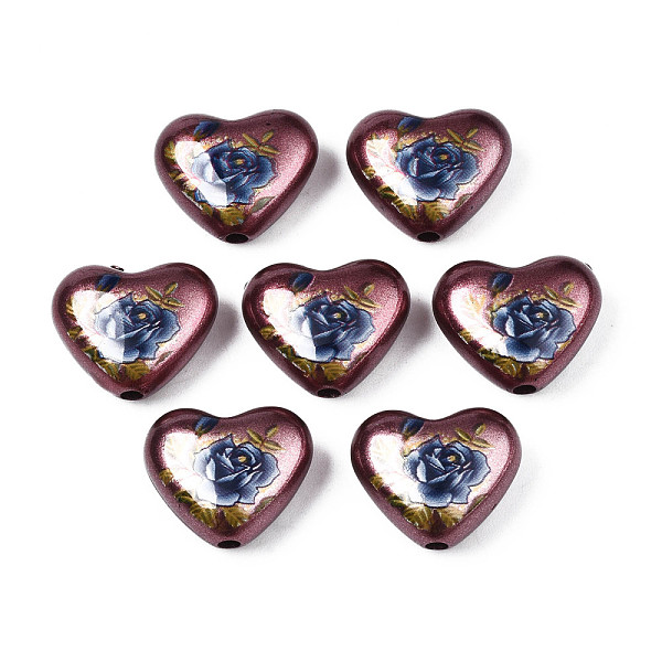 PandaHall Spray Painted Opaque Acrylic Beads, Heart with Flower, Coconut Brown, 16x19x8mm, Hole: 2mm Acrylic Heart
PandaHall Spray Painted Opaque Acrylic Beads, Heart with Flower, Coconut Brown, 16x19x8mm, Hole: 2mm Acrylic Heart