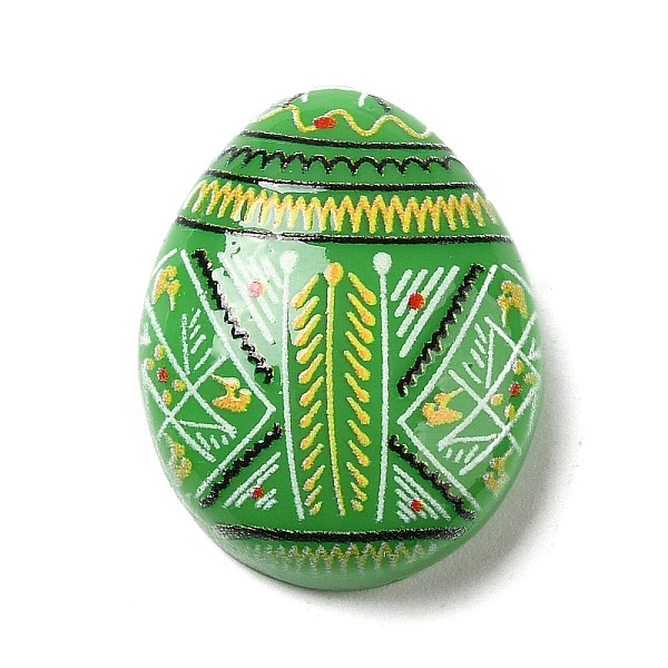 PandaHall Easter Cartoon Opaque Resin Cabochons, Easter Egg, Lime Green, 24.5x19x8.5mm Resin Egg
PandaHall Easter Cartoon Opaque Resin Cabochons, Easter Egg, Lime Green, 24.5x19x8.5mm Resin Egg