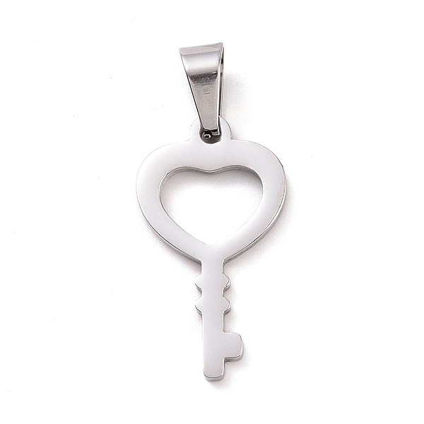 PandaHall 304 Stainless Steel Pendants, Heart Key, Stainless Steel Color, 30x16x2mm, Hole: 9x5mm 304 Stainless Steel Key
PandaHall 304 Stainless Steel Pendants, Heart Key, Stainless Steel Color, 30x16x2mm, Hole: 9x5mm 304 Stainless Steel Key