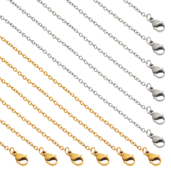 PandaHall 20 Pcs 2 Colors Stainless Steel Necklace Chains, 23.6 inch Long Necklace Chains 2mm Thin Necklace Link Cable Chain with Lobster...
PandaHall 20 Pcs 2 Colors Stainless Steel Necklace Chains, 23.6 inch Long Necklace Chains 2mm Thin Necklace Link Cable Chain with Lobster...